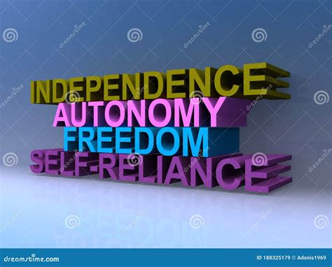 The Yearning for Autonomy and Self-Reliance