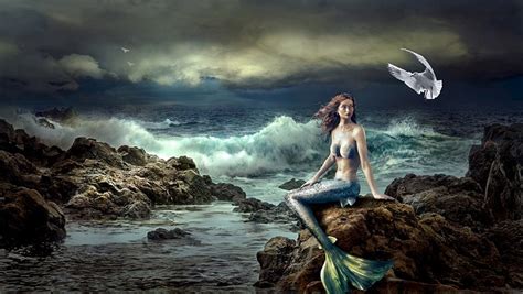 The dichotomy of mermaid dreams: Beauty and danger coexisting