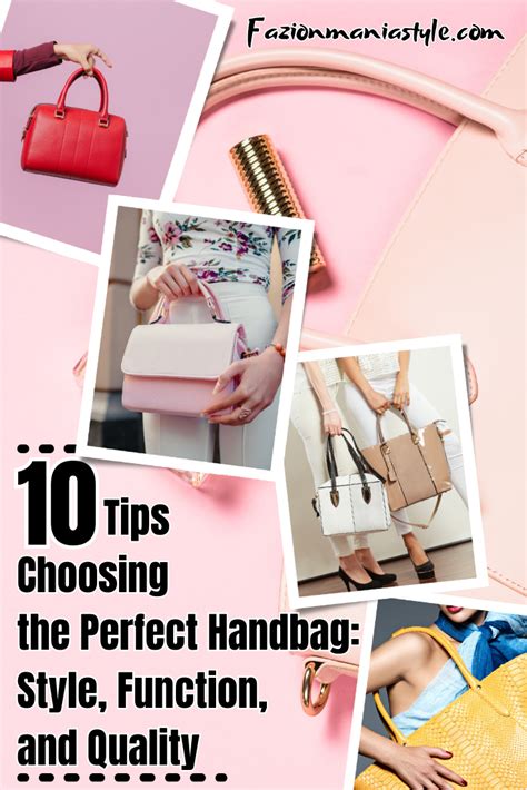 Tips for Selecting a Perfect Handbag to Enhance Your Unique Personal Style