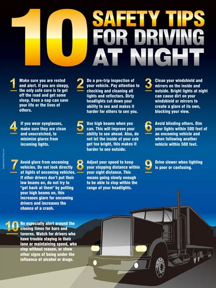 Tips for a Safe and Enjoyable Night Drive