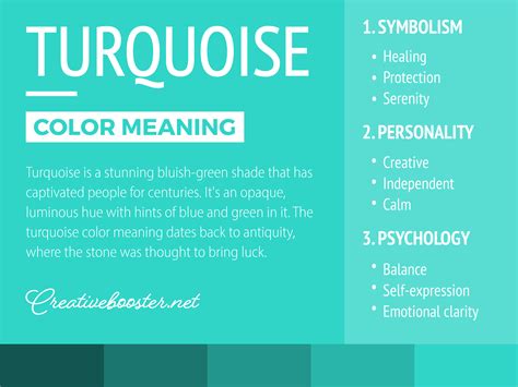 Turquoise: A Symbol of Peaceful Tranquility