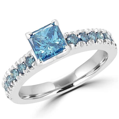 Unconventional Elegance: The Irresistible Allure of Blue Diamond Engagement Rings