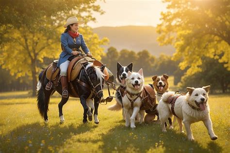 Uncover the challenges and rewards of having a canine-equine companionship