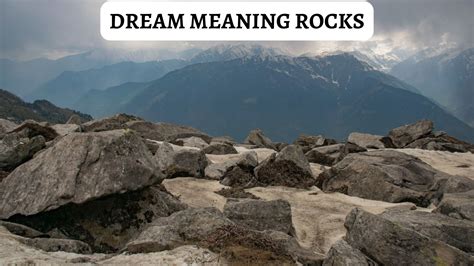 Uncovering the Meaning of Descending Rocks in Dreams