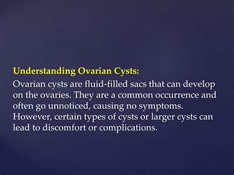 Understanding Ovarian Cysts: What You Need to Know