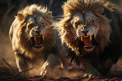 Understanding the Symbolism: Unraveling the Meanings behind a Fierce Lion Encounter