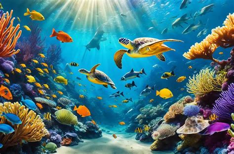 Underwater Wonders: Unveiling the Assortment of Marine Life in Escape Wave Zones