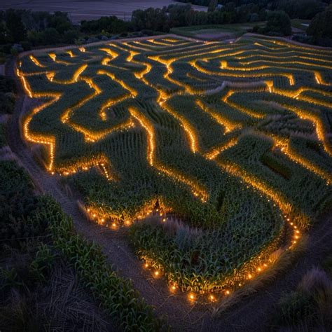 Unforgettable Experiences: Navigating Nighttime Labyrinthine Mazes