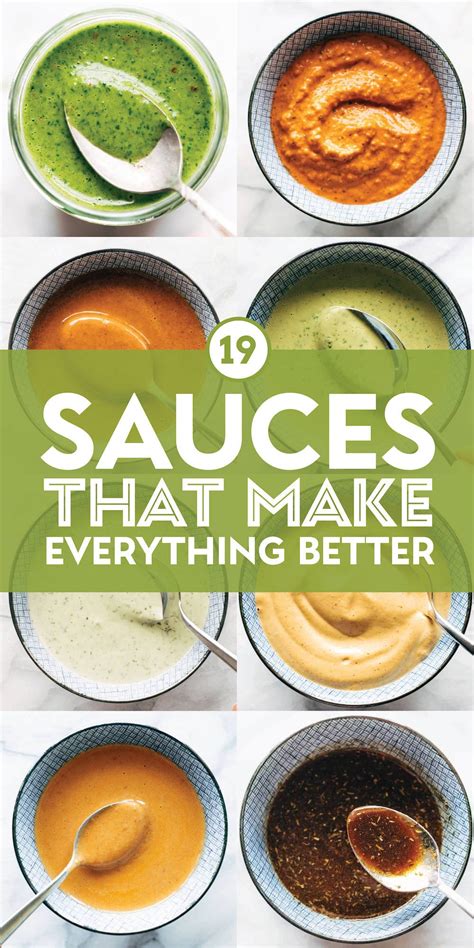 Unleash your imagination with a variety of delectable sauce recipes