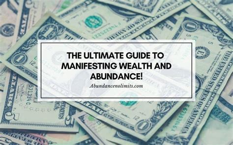 Unlocking the Mysteries of Manifesting Wealth: Achieving Your Aspiration of Uncovering Money