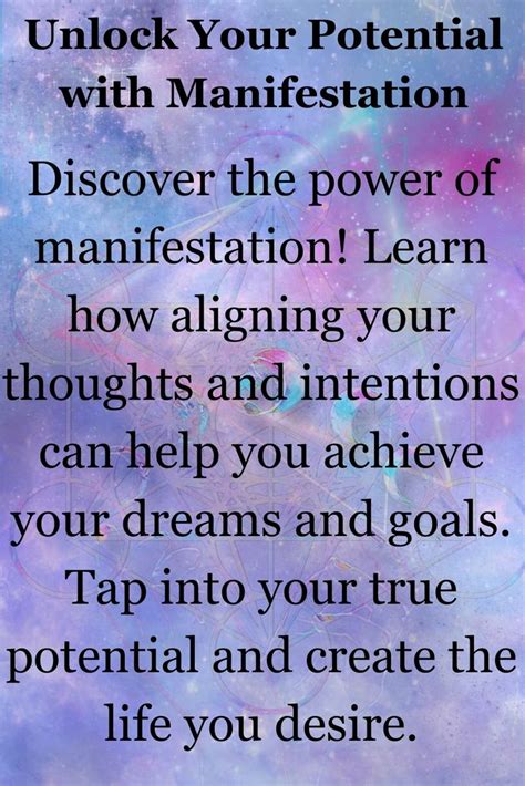 Unlocking the Potential: Embracing the Magic of Manifestation