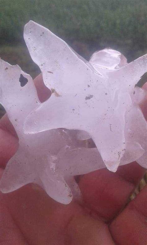 Unusual Hailstone Shapes: Exploring Nature's Artistry