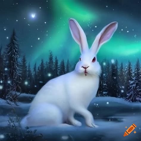 Unveiling the Enchantment of Pursuing an Ethereal Snow-White Bunny