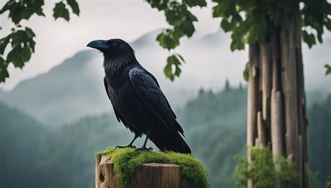 Unveiling the Mystical Significance of an Enigmatic Encounter with a Majestic Raven