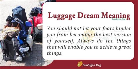 Unveiling the Symbolism: Decoding the Significance of Carrying Luggage in Your Dream