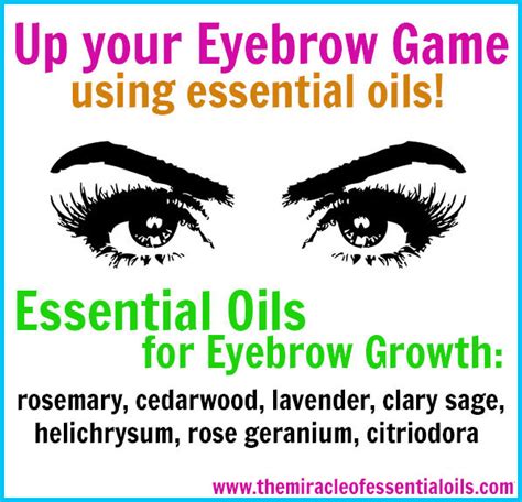 Using Essential Oils to Stimulate Eyebrow Growth